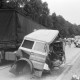 ARH NL Mellin 02-009/0009, Unfall eines Holztransporters mit einem anderen Transporter auf der Autobahn