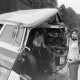 Archiv der Region Hannover, ARH NL Mellin 02-009/0019, Unfall eines Holztransporters mit einem anderen Transporter auf der Autobahn