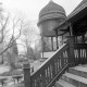 Archiv der Region Hannover, ARH NL Mellin 02-109/0002, Blick auf den Pavillon am Rathaus und den dahinterliegenden Stadtpark, Bad Sachsa