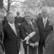 ARH NL Mellin 02-122/0016, Empfang(?) des Bundespräsidenten Heinrich Lübke (rechts) an einem Bahnhof