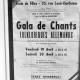 ARH NL Mellin 02-164/0002, Aushängendes Plakat für die Gala mit deutschen Volksliedern, aufgeführt vom Schulchor aus Burgdorf, Vanves
