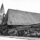 ARH Slg. Bartling 503, Zehntscheune und Poppes Haus, dahinter der Turm der Liebfrauenkirche