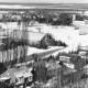 Stadtarchiv Neustadt a. Rbge., ARH Slg. Bartling 886, Gelände der ehemaligen Neustädter Hütte, verschneit im Winter, Neustadt a. Rbge.