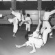 ARH Slg. Bartling 2074, Zweikampf-Training der Karateka im Karate-Gi des OYAMA-Karate-Kai in einer Sporthalle