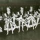 ARH Slg. Bartling 3731, Schneerener Birkhahn-Garde bei der Aufführung eines Jägerballs im Festzelt, Schneeren