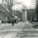 ARH Slg. Bartling 4178, Ortsdurchfahrtstraße, Deckschicht Natursteinpflaster, einseitig ausgebessert durch Asphaltdecke, Blick in Richtung Trafo-Turm, Hagen