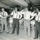 ARH Slg. Bartling 4551, Auftritt von sechs Jagdhornbläsern im Festzelt beim Schützenfest, Mardorf