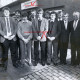 ARH Slg. Bartling 4552, Freisprechung der Landmaschinenmechaniker mit Ausbildern (?), Gruppenfoto vor dem Schützenvereinshaus, Mardorf