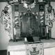 ARH Slg. Bartling 4639, Altartisch mit barockem Altaraufsatz der Johannes-Kapelle, Metel