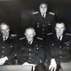 ARH Slg. Bartling 4941, Gruppenfoto der mit Ehrenurkunden ausgezeichneten vier älteren uniformierten Feuerwehrleute