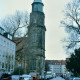 Archiv der Region Hannover, ARH Slg. Bürgerbüro 86, Blick von der Roten Reihe auf den Turm der St. Johannis Kirche am Neustädte Markt, Calenberger Neustadt