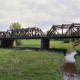 ARH Slg. Bürgerbüro 169, Alte Eisenbahnbrücke in der Ohemasch über die Ihme, Linden-Süd