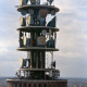 ARH Slg. Bürgerbüro 664, Blick vom Bredero Hochhaus Lister Tor auf den VW-Turm, Hannover-Oststadt