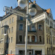 Archiv der Region Hannover, ARH Slg. Bürgerbüro 719, Laterne mit Straßenschildern "An der Lutherkirche", Hannover-Nordstadt