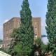 ARH Slg. Bürgerbüro 762, Blick von der Kanalbrücke auf den Poelzig-Bau auf dem Grundstück der Beneckeallee 32, Vinnhorst