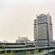 ARH Slg. Bürgerbüro 799, Blick vom Parkhausdach auf den VW-Turm und das Bredero-Hochhaus Lister Tor, Hannover