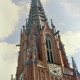 Archiv der Region Hannover, ARH Slg. Bürgerbüro 857, Blick auf den Kirchenturm der Christuskirche, Hannover-Nordstadt