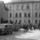 ARH Slg. Fritsche 213, Schützenfestumzug mit dem Amtsgericht im Hintergrund, Burgdorf