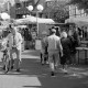 ARH Slg. Weber 02-008/0012, Blick auf den Wochenmarkt auf dem Steinweg, Gehrden