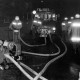 Archiv der Region Hannover, ARH Slg. Weber 02-057/0007, Ein Feuerwehreinsatz bei Nacht, l. Friedrich Rogge, Redderse