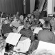 ARH Slg. Weber 02-069/0002, Probe des Musikkorps der Schützengesellschaft Ottomar-von-Reden in der Festhalle, Gehrden