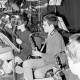 Archiv der Region Hannover, ARH Slg. Weber 02-077/0011, Ein Junge spielt in der Schülerband des Matthias-Claudius-Gymnasiums Saxophon, Gehrden