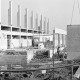 Archiv der Region Hannover, ARH Slg. Weber 02-138/0024, Bau der Drei-Feld-Sporthalle an der Lange Feldstraße, Gehrden